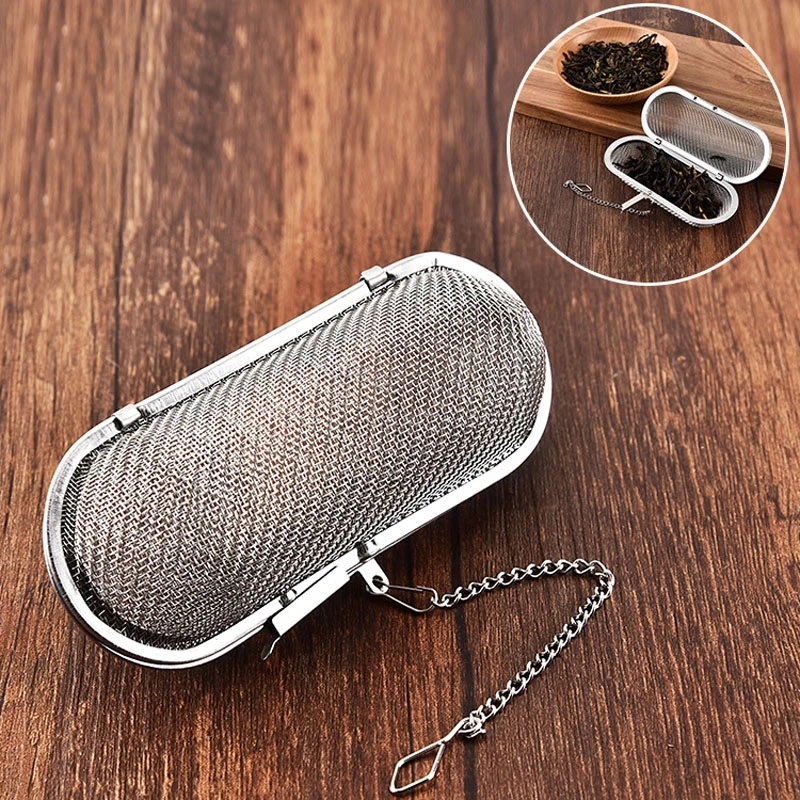 Bộ Lọc Trà Bằng Thép Không Gỉ Có Thể Tái Sử Dụng