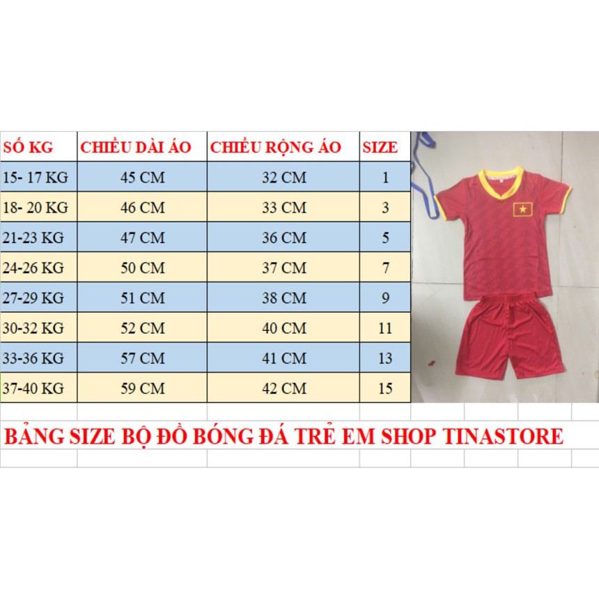 Bộ thể thao bóng đá em bé CLB Arseanl 2018