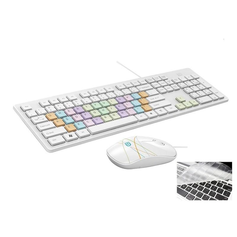 [Mã SKAMSALE03 giảm 10% đơn 200k] Combo phím chuột USB Dây FD-G9500p (Tặng Miếng Lót Silicon chống nước và chống bụi