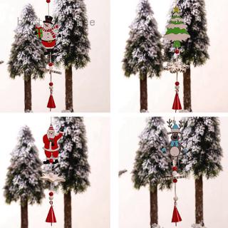 1X Christmas Bell Hanging Pendant Xmas Tree Wood Ornament Fancy Party Decor Mode 2020