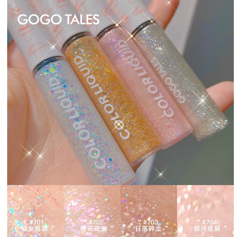 Nhũ mắt GOGO TALES dạng lỏng lấp lánh chống thấm nước lâu trôi | BigBuy360 - bigbuy360.vn