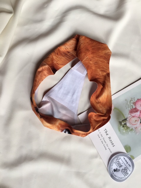 Quần Lót Lọt Khe Không Đường May Hoạ Tiết Mèo P130