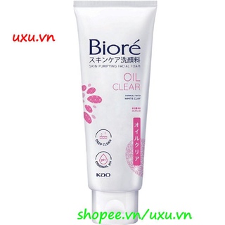 Sữa Rửa Mặt 100g Biore Oil Clear Sạch Nhờn & Làm Nhỏ Mịn Lỗ Chân Lông, Với uxu.vn Tất Cả Là Chính Hãng.