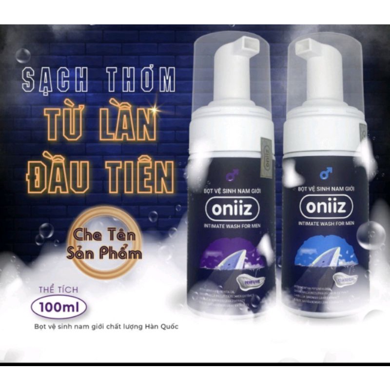 Bọt vệ sinh nam giới Oniiz hương nước hoa 100ml