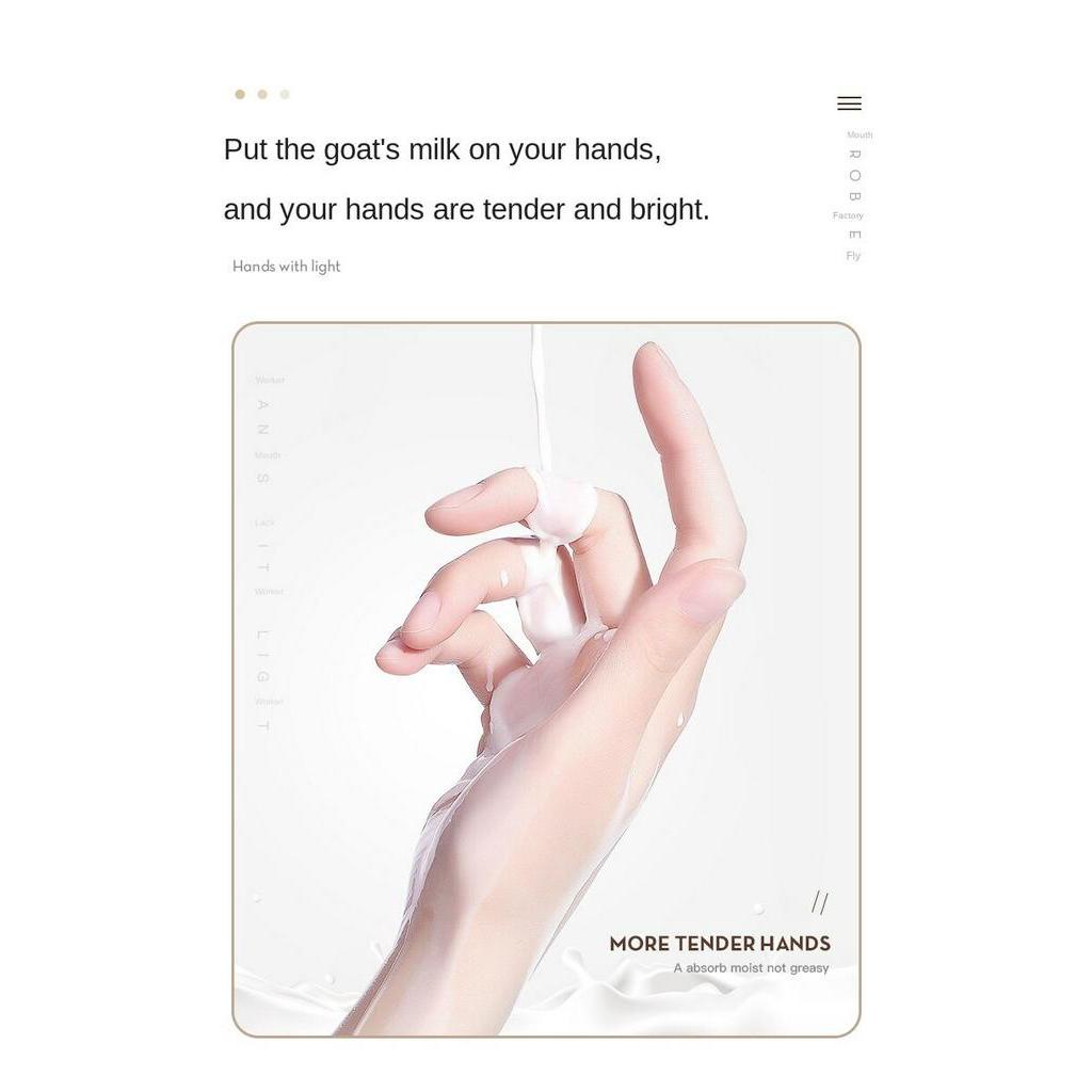 Kem dưỡng da tay chiết xuất sữa dê giữ ẩm chống khô tái tạo và chăm sóc làn da
