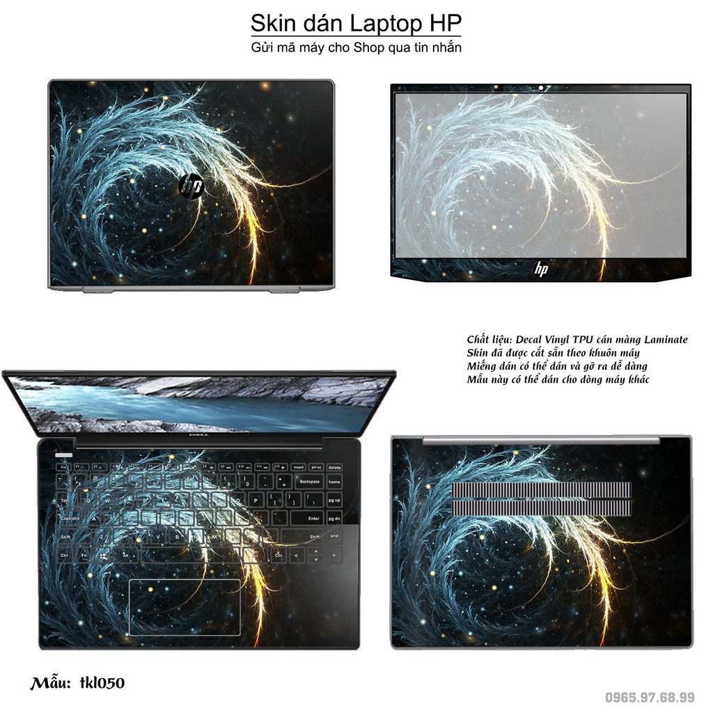 Skin dán Laptop HP in hình thiết kế _nhiều mẫu 6 (inbox mã máy cho Shop)