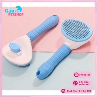 Lược chải lông rụng cho chó mèo có nút nhấn Clean