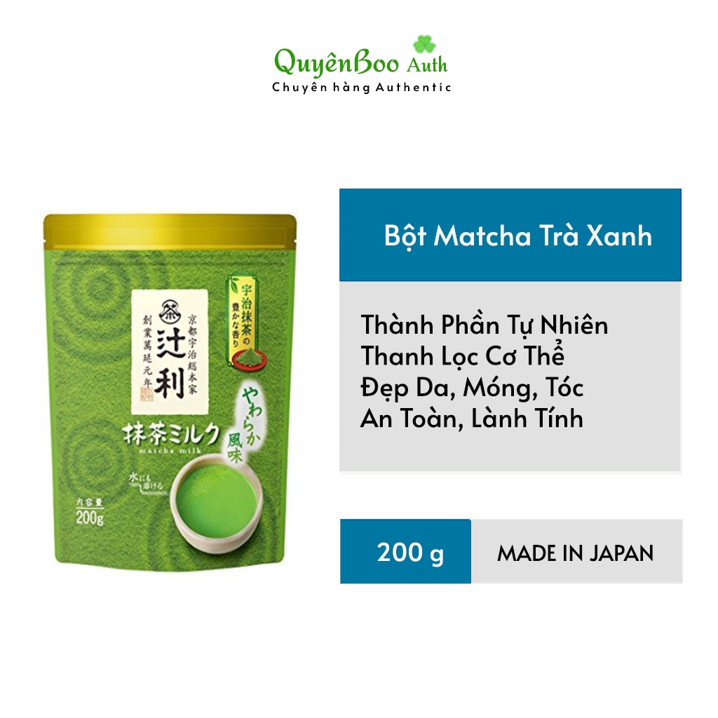 ❤️Date Mới❤️ BỘT MATCHA MILK NHẬT BẢN - BỘT SỮA TRÀ XANH NHẬT - GÓI 200gr