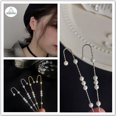 Bông Tai Mạ Bạc 925 Đính Ngọc Trai Chất Lượng Cao