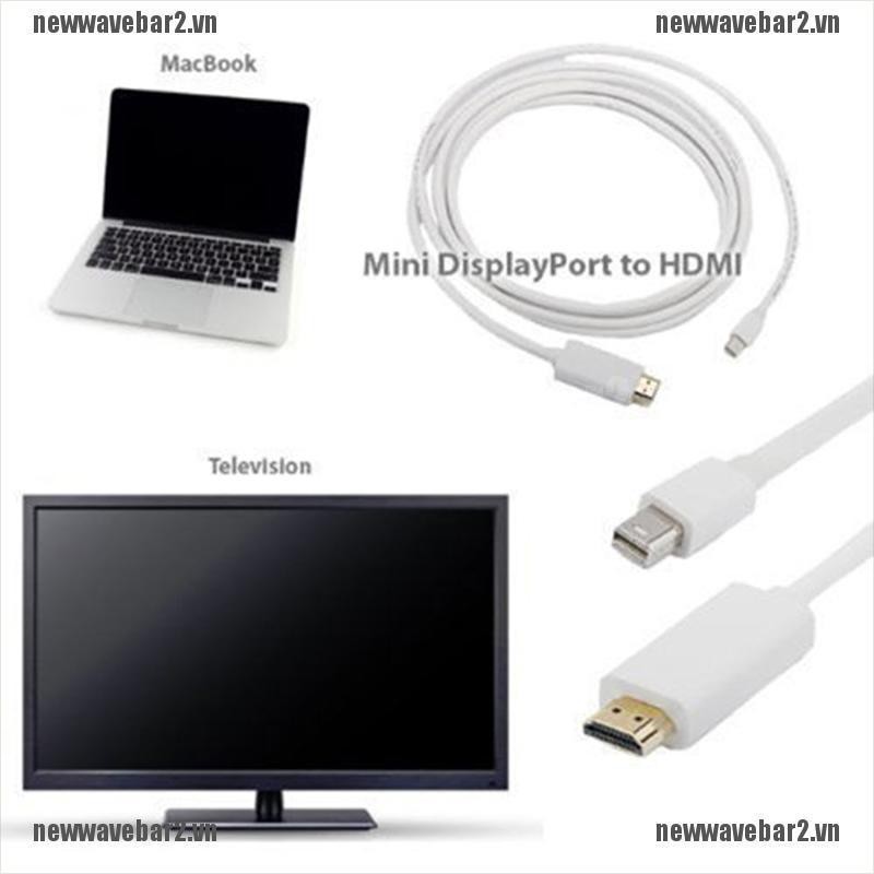 {new2} Mini Display Port to HDMI TV AV HDTV Adapter Digital Cable for MAC Macbook Pro{wave}