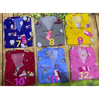 Bộ pijama chất vải thô kate hàng chuẩn giá siêu rẻ