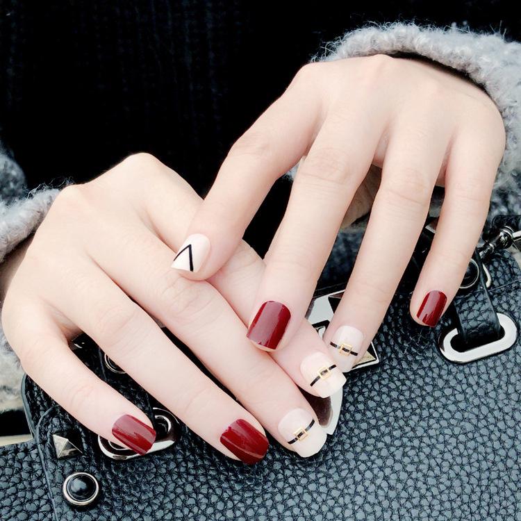 set 24 móng tay giả thời trang cá tính