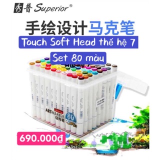 Touch Soft head 7 : set 80 màu.