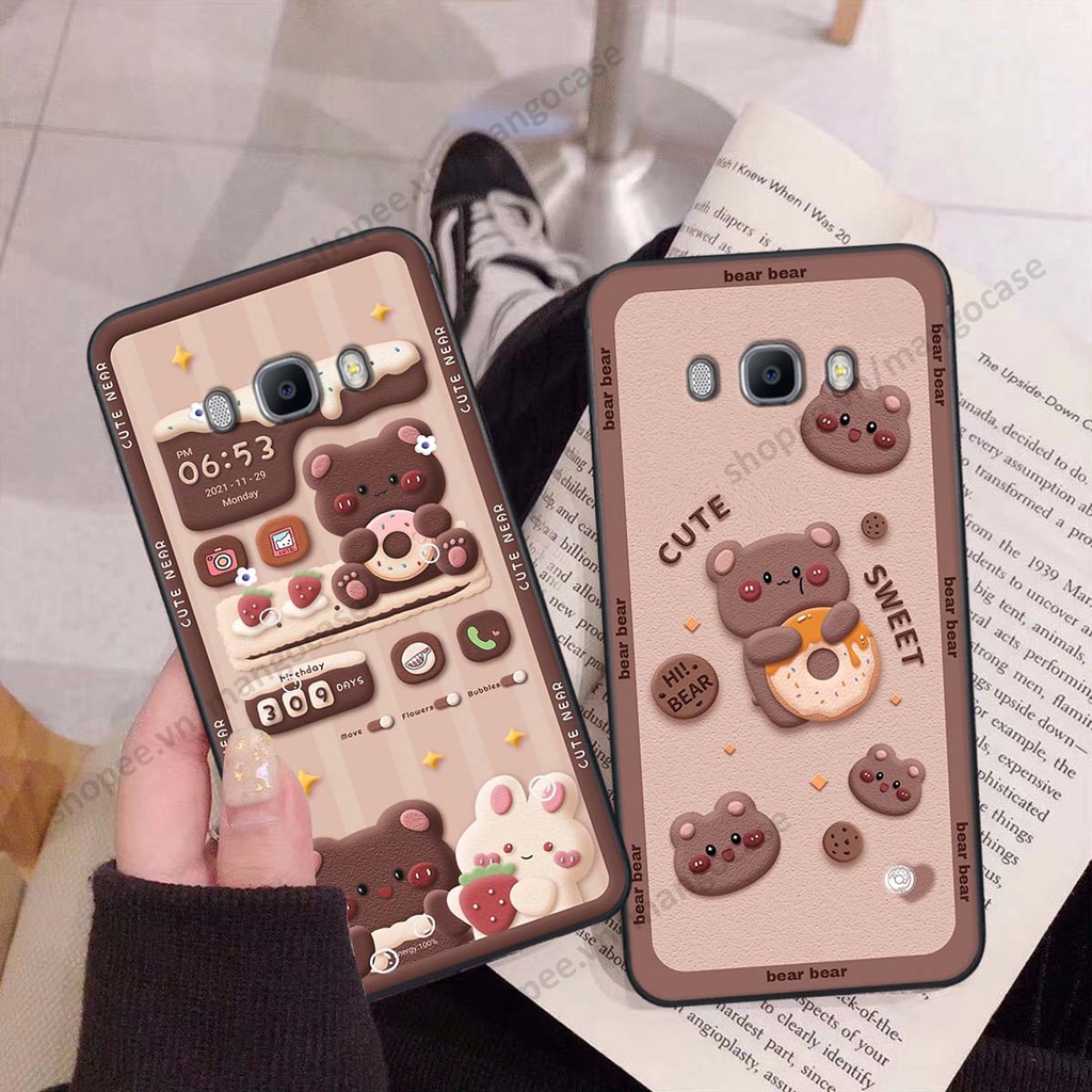 Ốp lưng Samsung J5 / J7 2016 / J510 J710 hình gấu, thỏ, đồng hồ cute dễ thương