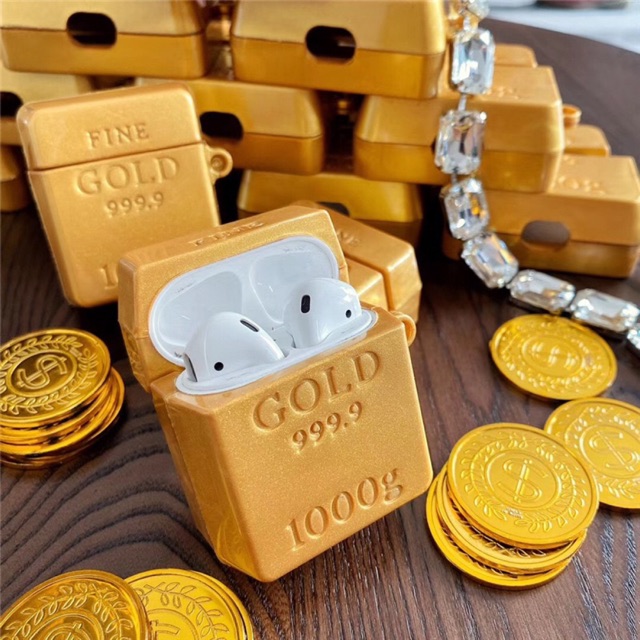 Case airpods 1/2/pro thỏi vàng