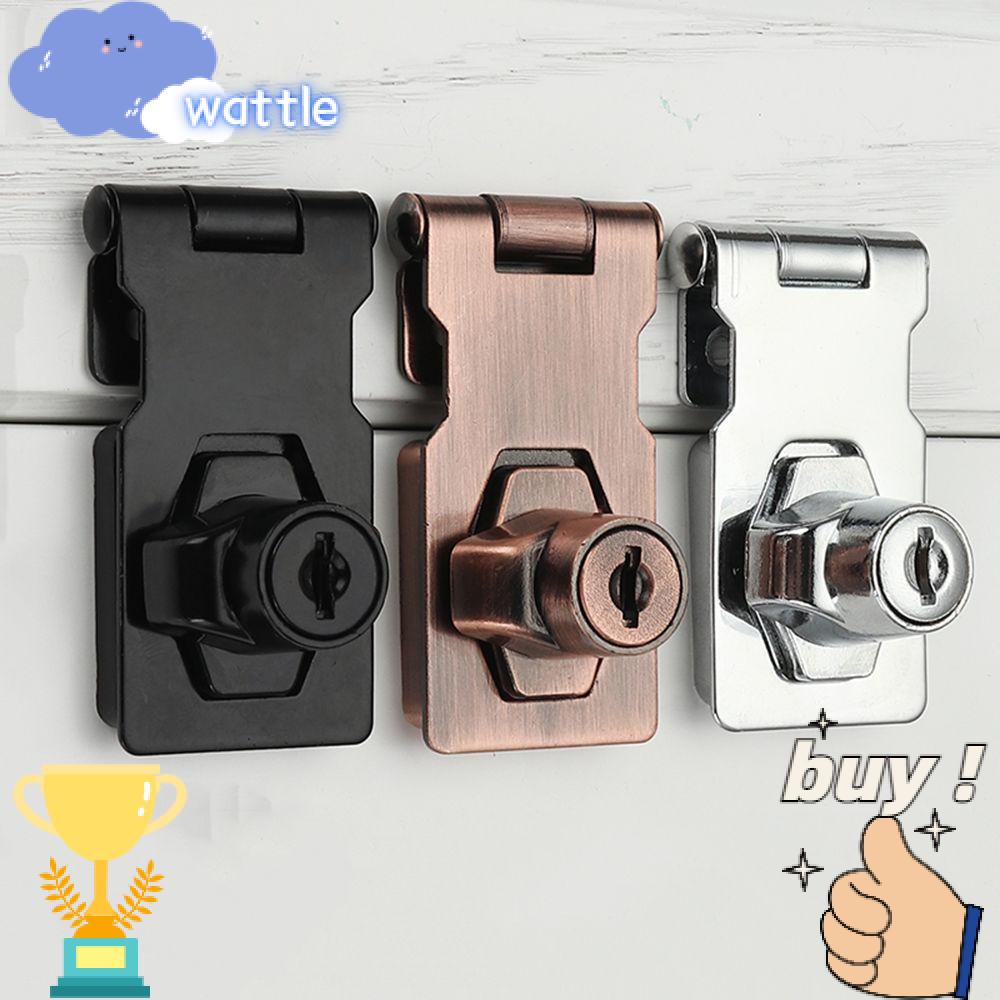 ๑wtle๑ Ổ Khóa Cửa Tủ Bằng Hợp Kim Kẽm Không Cần Khoan Chống Trộm Cho Nhà Ở/Văn Phòng