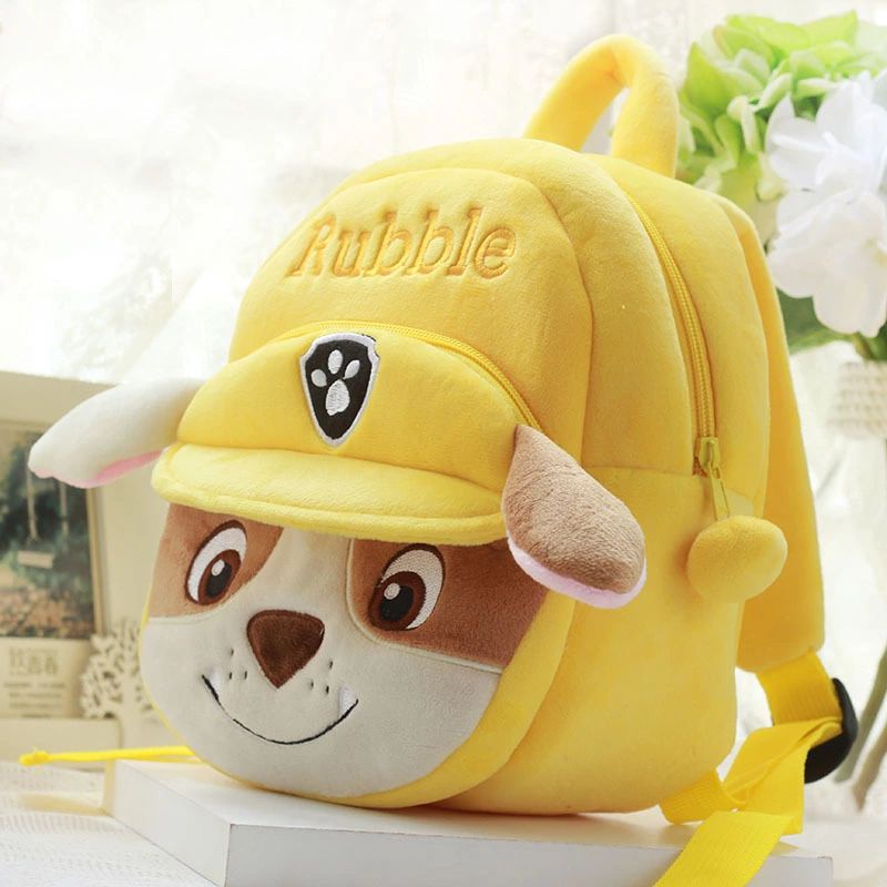 Ba Lô Đi Học Hình Chú Cún Cứu Hộ Nhồi Bông Màu Sắc Đáng Yêu Dành Cho Trẻ