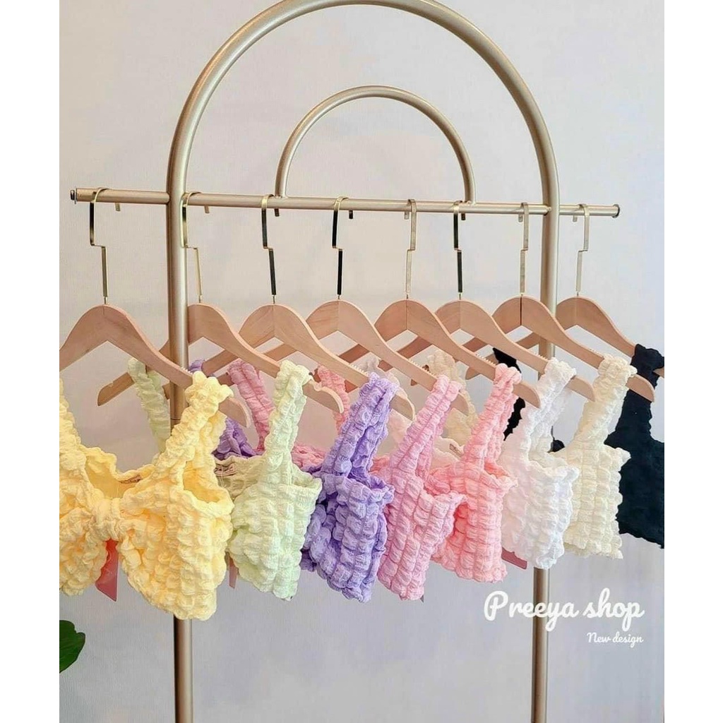 ÁO XỐP NƠ HOT TREND NHIỀU MÀU SIÊU KUTE