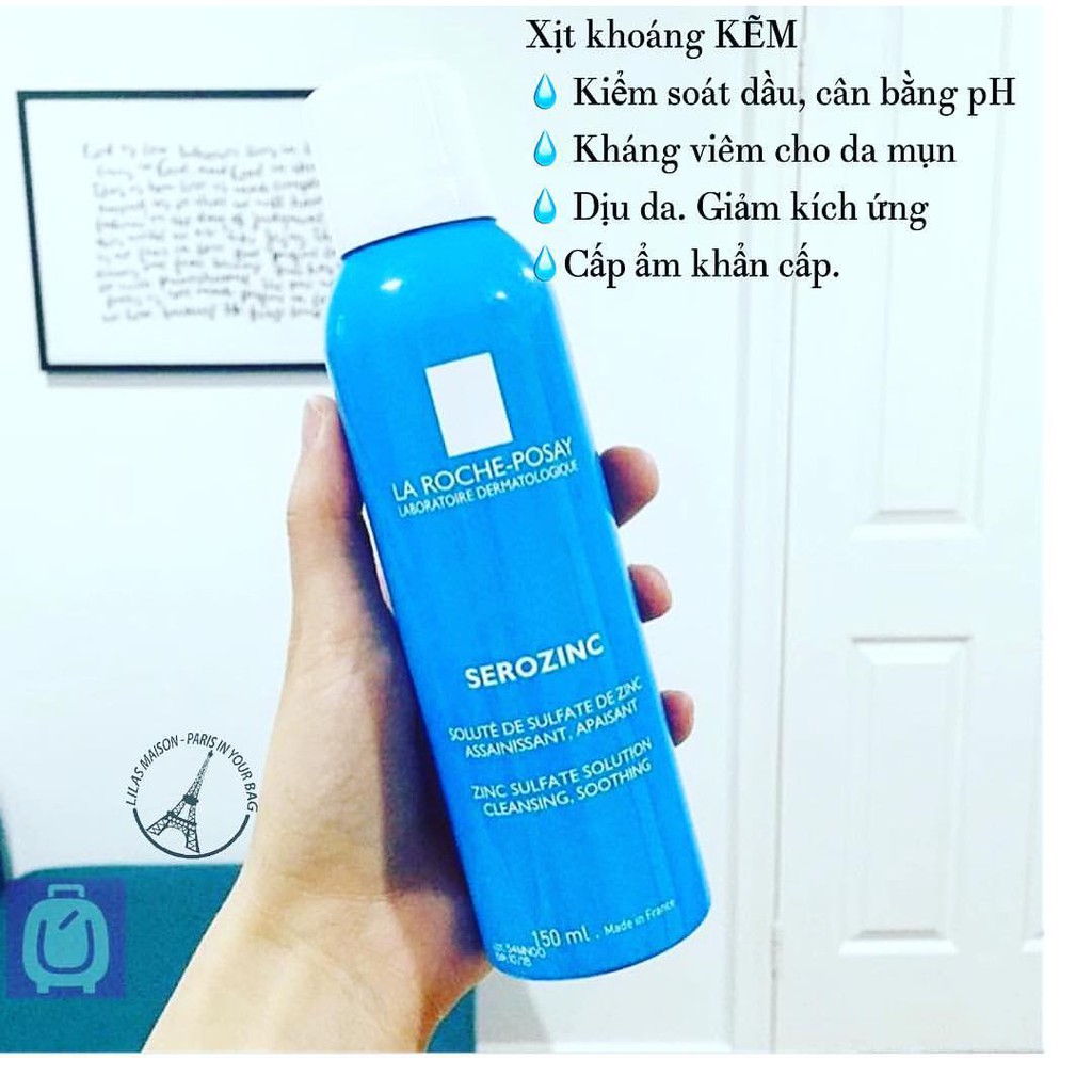 [Chính Hãng] Xịt Khoáng Serozinc cho da dầu mụn La Roche-Posay 300ml | BigBuy360 - bigbuy360.vn