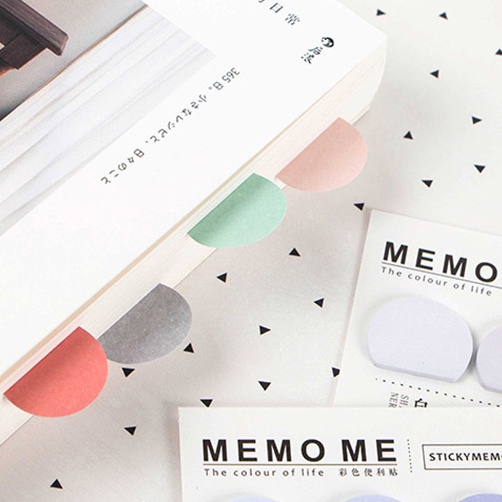 Miếng Dán Ghi Chú Nhiều Màu Sắc Sáng Tạo Độc Đáo