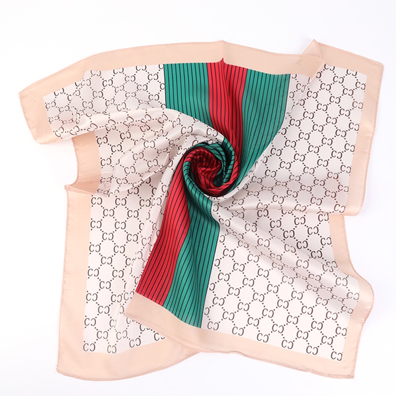 Khăn Choàng Cổ Buộc Dây Bằng Lụa In Họa Tiết Chấm Bi Thời Trang Xuân Thu 24 Giờ