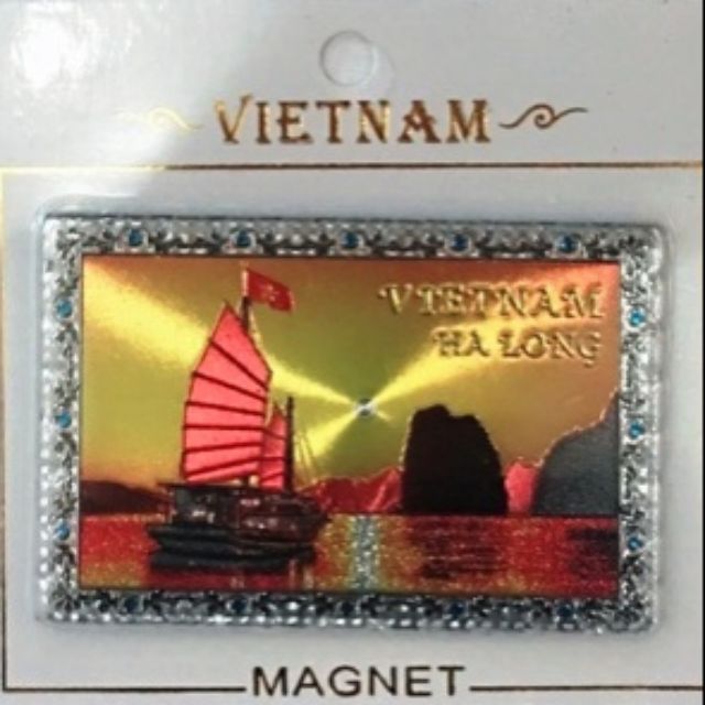 Magnet hít nam châm gắn tủ lạnh lưu niệm cô gái địa danh nổi tiếng Việt Nam