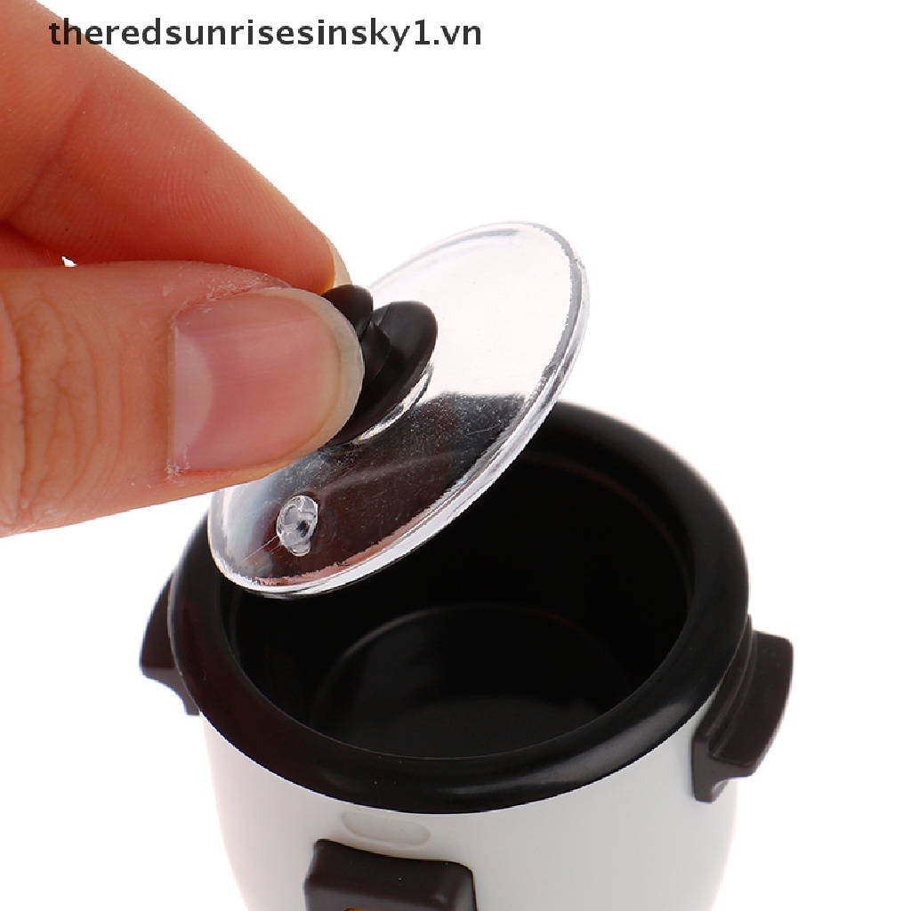 Mô hình nồi cơm điện mini trang trí nhà búp bê tỉ lệ 1:12