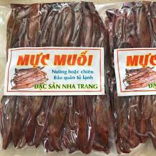 Mực Muối - Mực Trứng Muối hấp mặn 500gram - Size lớn - hàng loại 1