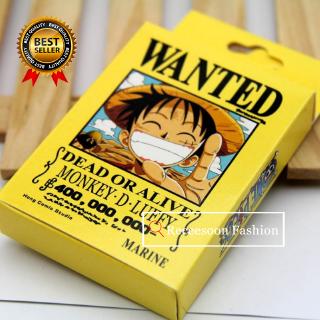 Bộ thẻ bài trò chơi họa tiết nhân vật hoạt hình One Piece