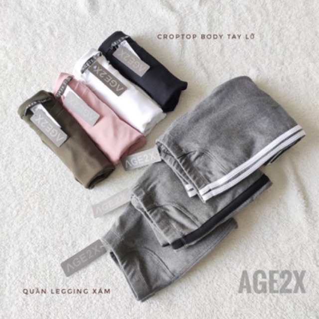 Quần Legging Dài AGE2X, Chính Hãng, Cạp Cao Tôn Dáng, Thoải Mái Tiện Dụng | BigBuy360 - bigbuy360.vn