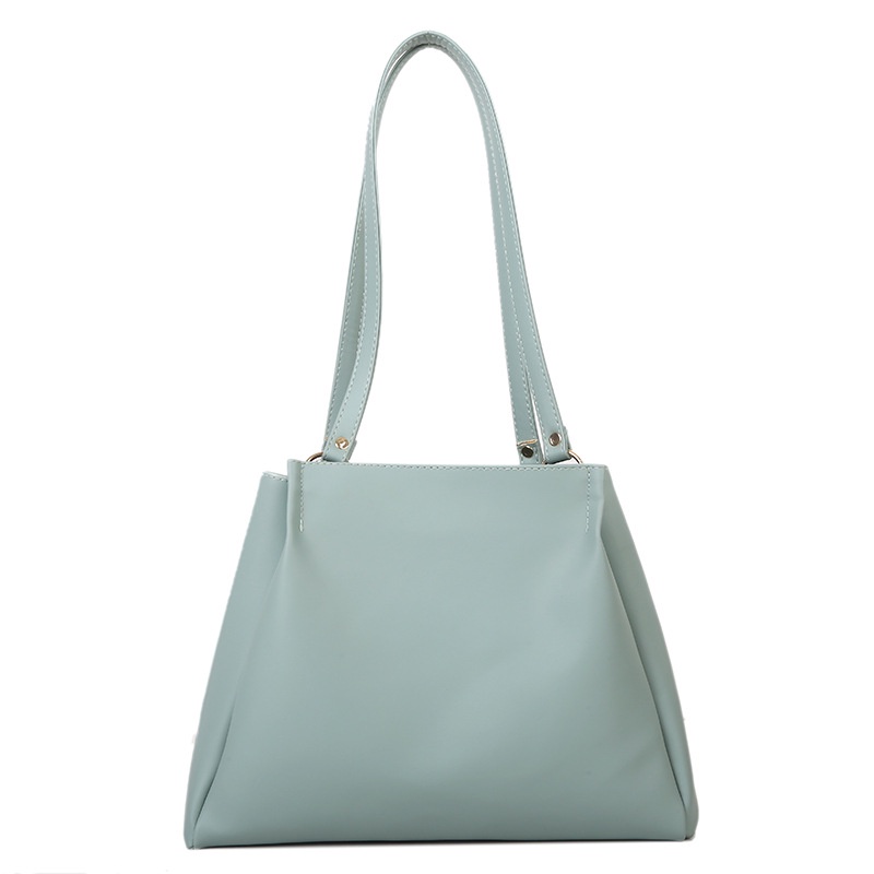 Túi Đeo Một Bên Vai Màu Trơn Mẫu Mới 2022 Sức Chứa Lớn Phong Cách Nước Ngoài Đơn Giản Cho Nữ