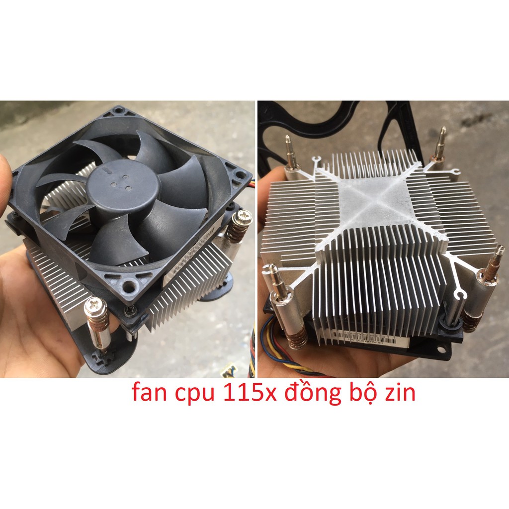 Tặng keo- fan quạt tản nhiệt stock cpu socket 771 775 1151 1150 1155 1156 1366 2011 đồng bộ lõi đồng amd am 1 2 3 fm all