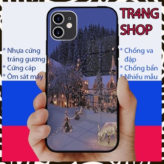 Ốp đt kính cường lực Noel 2022 nổi tiếng Iphone 6 đến 13 TRANG SHOP OK-NOELPOD027