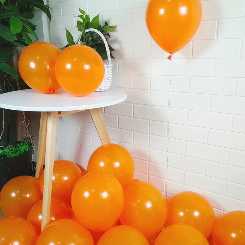 Bóng Tròn Size 10 Inch Trang Trí Sinh Nhật Sự Kiện Đa Đơn Màu - K176