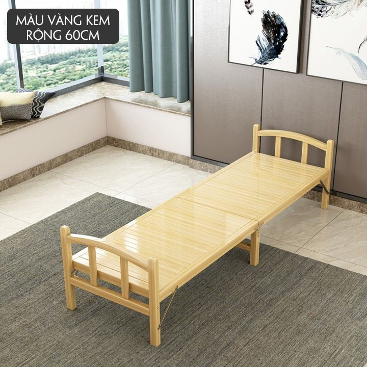 Giường tre gấp size 60cm, tiết kiệm không gian | BigBuy360 - bigbuy360.vn