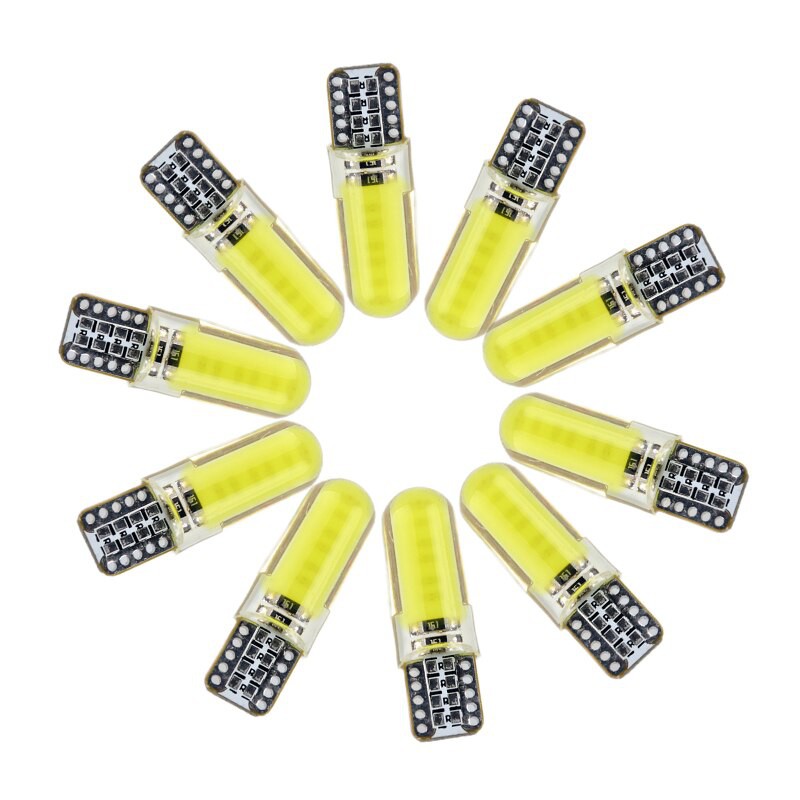 Đèn Led Chân T10 - 12 SMD Gắn Đèn Chiếu Hậu, Sương Mù, Demi Xe Máy Xe Đạp Điện Nguồn DC 12V