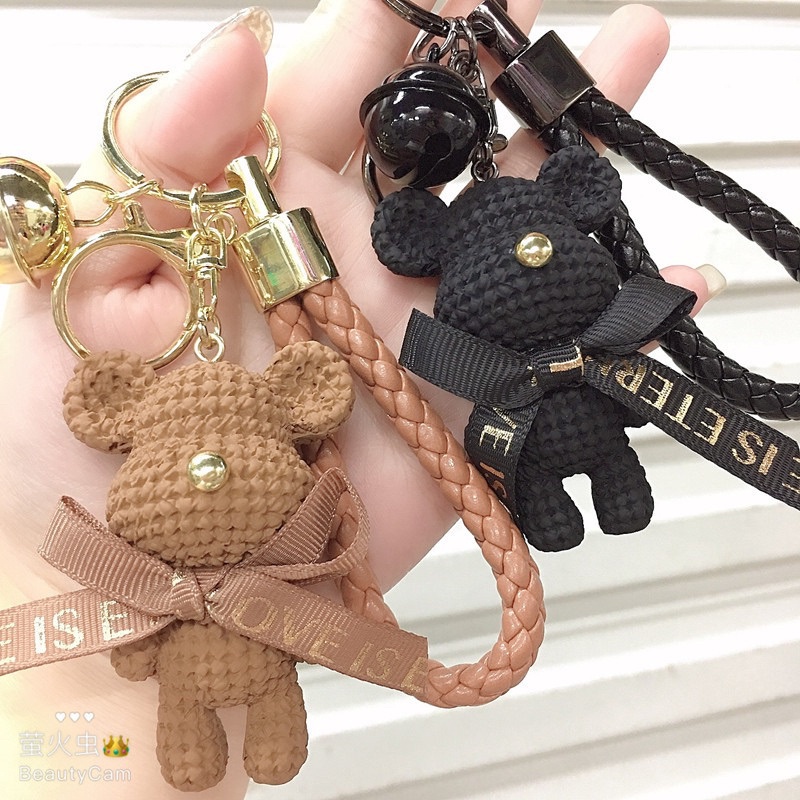 Móc Khoá Gấu Bearbrick Sang Chảnh Treo Túi Xách, Móc Chìa Khoá Ôtô, Xe Máy
