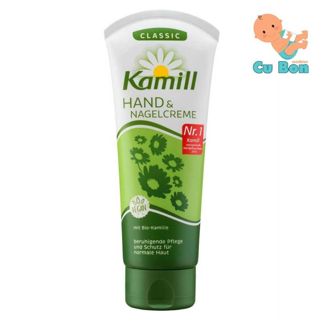 Kem tay dưỡng da tay Kamill HAND &amp; NAGELCREME 100ml của Đức làm dịu da tay mềm mại dịu dàng cấp ẩm chống nẻ cho tay
