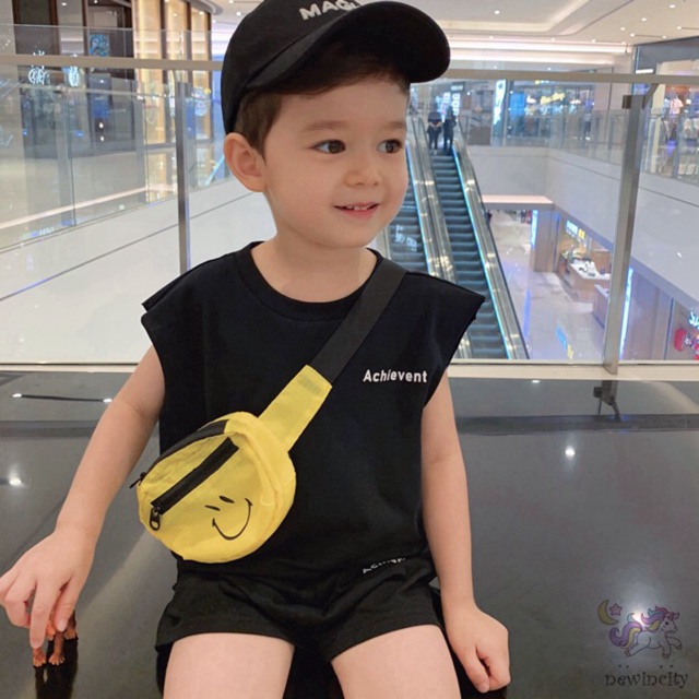 Túi Đeo Chéo Hình Mặt Cười Đáng Yêu Phong Cách Hàn Quốc