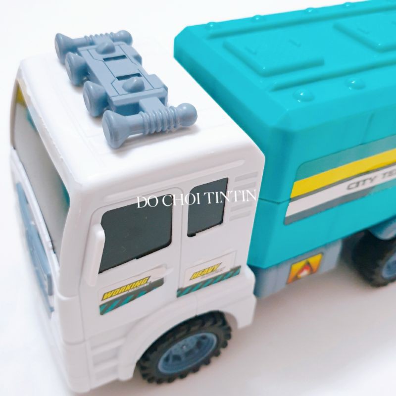 [HÀNG ĐẸP-TO- có TRỚN] Đồ chơi xe vệ sinh môi trường loại to 28cm