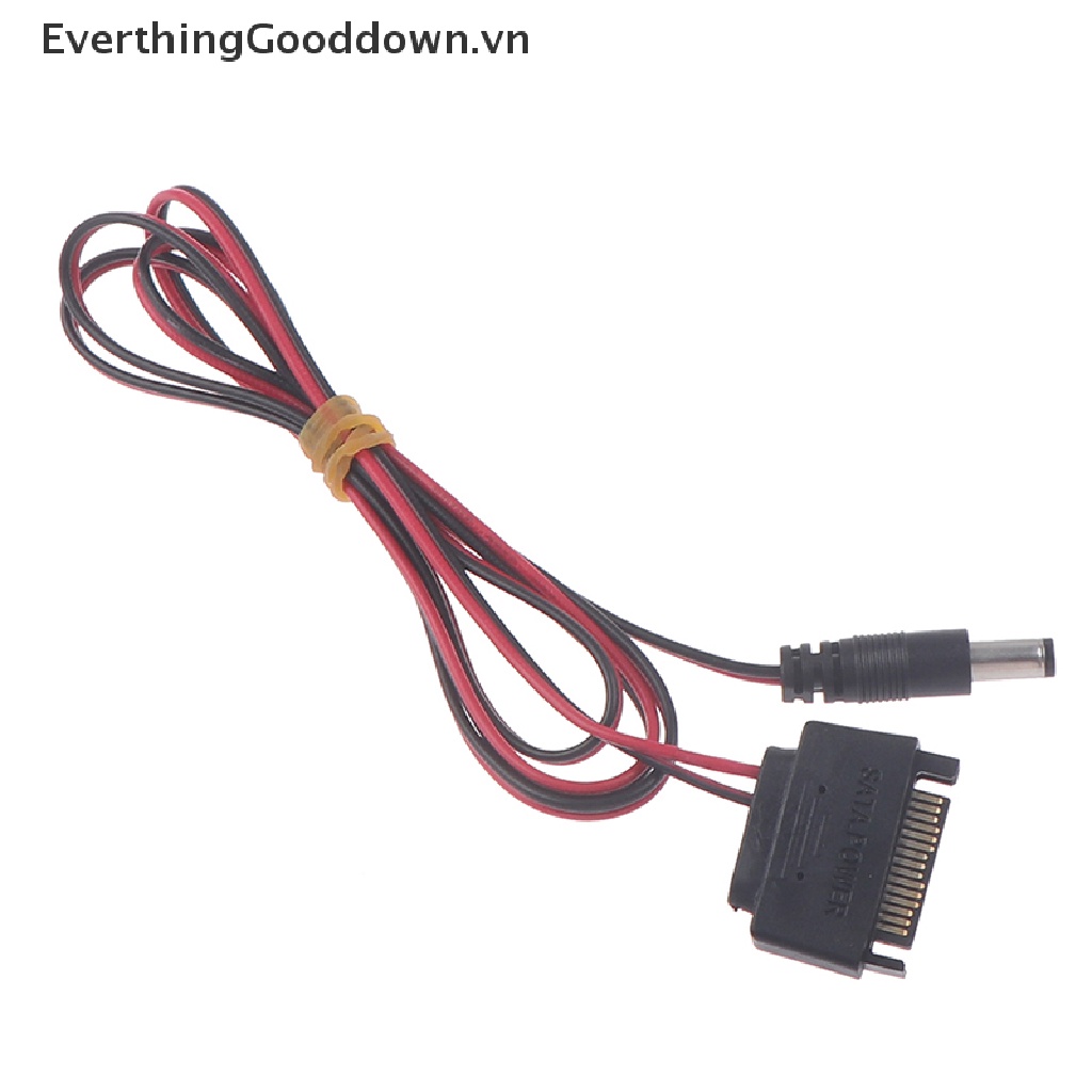 1 CáP ChuyểN ĐổI Dữ LiệU SATA Sang DC 5.5 * 2.5mm 12V SATA Sang DC 100cm