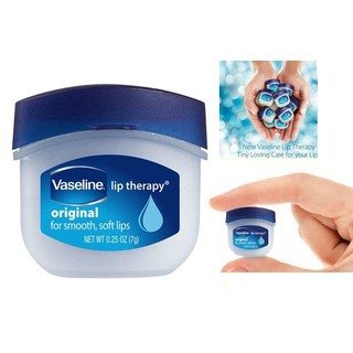 Sáp Dưỡng Môi Mềm Mịn Vaseline 7g Không Mùi - Vaseline Lip Therapy Original