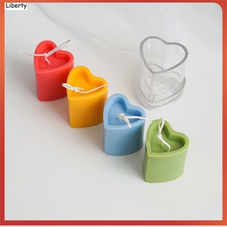 Khuôn Nhựa Acrylic Tạo Hình Làm Nến Hình Trái Tim Ba Chiều Diy