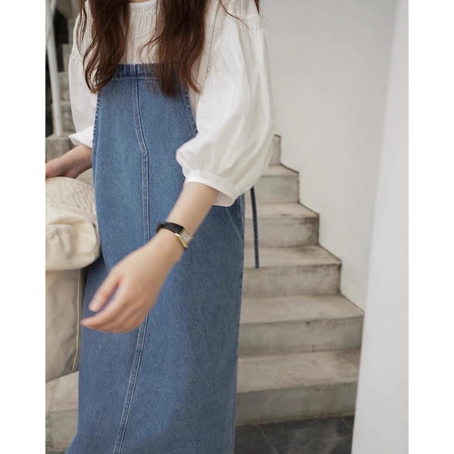 Yếm jeans 2in1