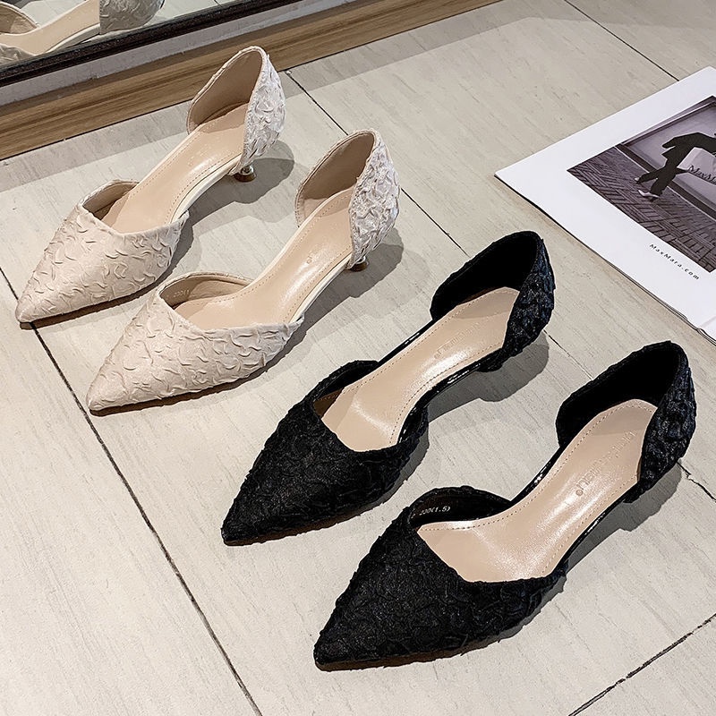 Giày cao gót IELGY mũi nhọn dễ phối đồ thời trang cho nữ