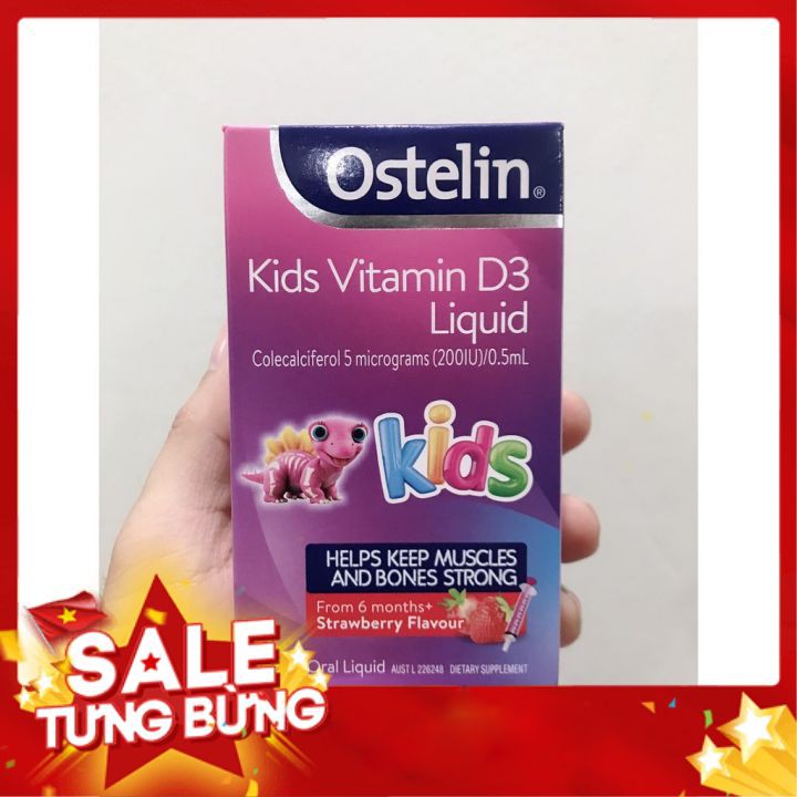 Vitamin D3 Ostelin Dạng Nhỏ Giọt ( D3 Drop), 2.4ml