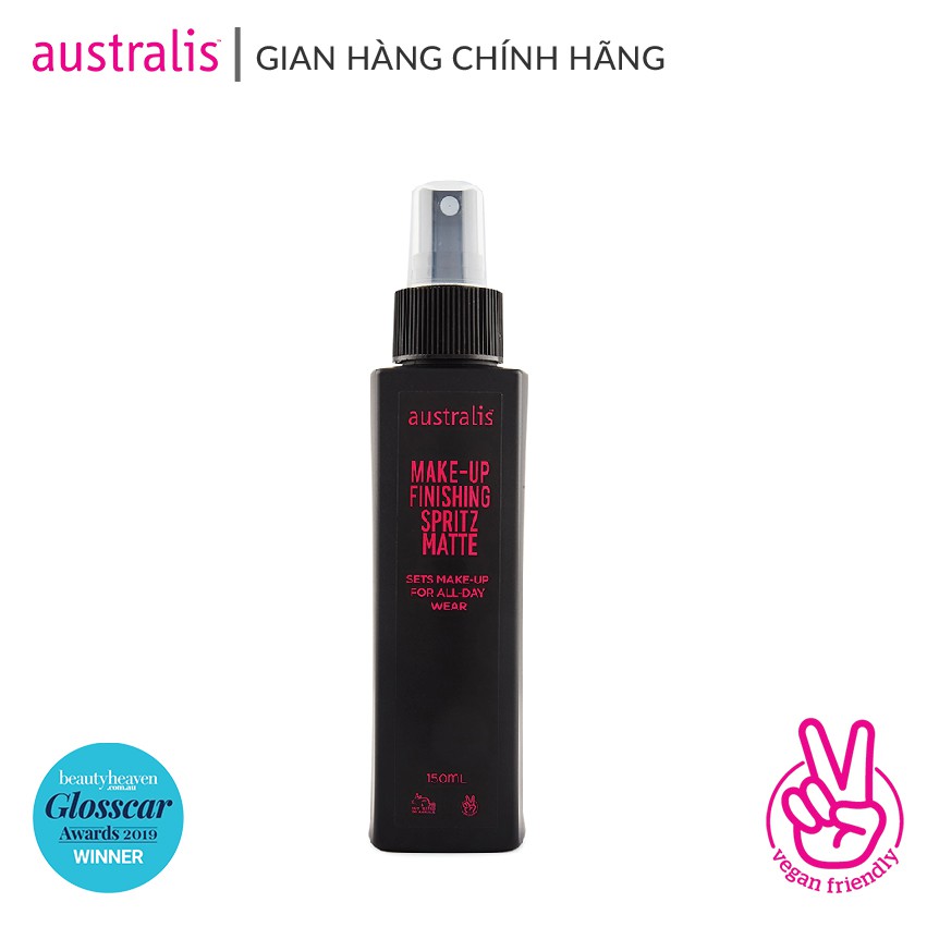 Xịt Khóa Lớp Trang Điểm Australis Dạng Lì Kiềm Dầu 150ml Make Up Finishing Spritz Matte | BigBuy360 - bigbuy360.vn