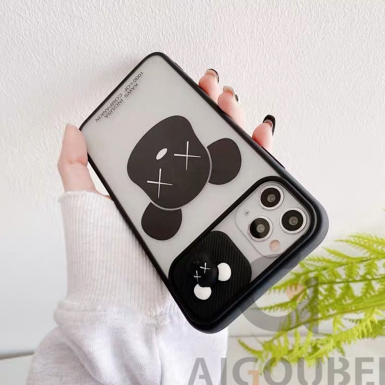 Ốp Điện Thoại Có Nắp Trượt Bảo Vệ Camera In Hình Gấu Dành Cho Iphone 7 7p 8 8p X Xr Xs Max 11 Pro Max Max 12 Pro Max | BigBuy360 - bigbuy360.vn