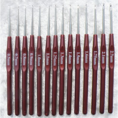 Kim móc skc cán nhựa đỏ