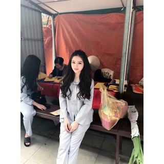 SET ĐỒ LAM ĐI CHÙA CAO CẤP D32